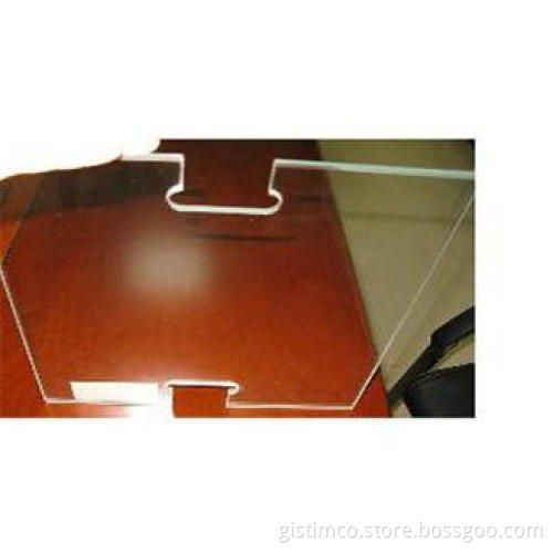 High Strength Notched Low Iron Tempered Glass Clear For Win